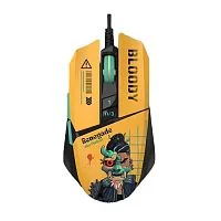 Мышь игровая A4Tech Bloody W63Max Renegade Yellow SAVAGE 12000dpi, RGB, USB,7 кнопок, желтый, сенсор BC3332-A