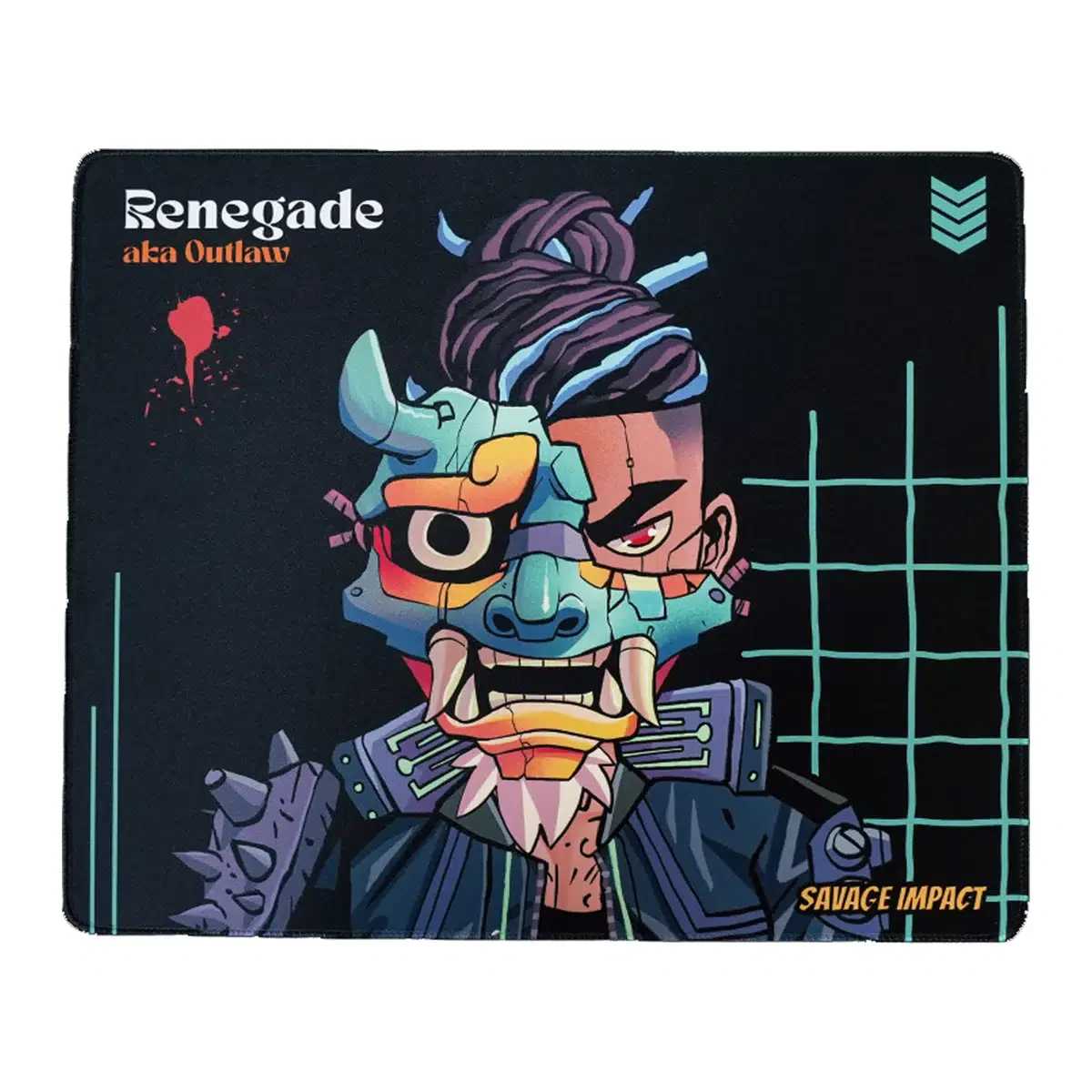 Коврик для мышки A4tech Bloody BP45 Renegade Midnight SAVAGE 450x400x3 mm