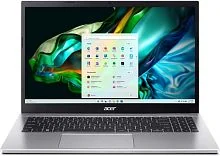 Ноутбук Acer Aspire 3 AMD Ryzen 7 5700U(up to 4.3GHz), 16GB DDR4, 500GB SSD m.2 NVMe, 15.6" FHD IPS, AMD Radeon RX Vega 8, WF, BT, HDMI, LAN, Type-C, DOS, US plug, ENG-RUS, Серебро [NX.KSJEX.003]