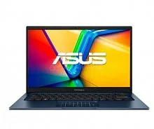 Ноутбук ASUS VIVOBOOK 14 X1404VA-I512256 Intel i5-1334U(up to 4.6GHz) 8GB DDR4, 1TB SSD NVMe, 14.0" FHD, Intel Iris Xe Graphics, WF, BT, HDMI, Type-C, WIN11H, ENG-RUS, темно синий