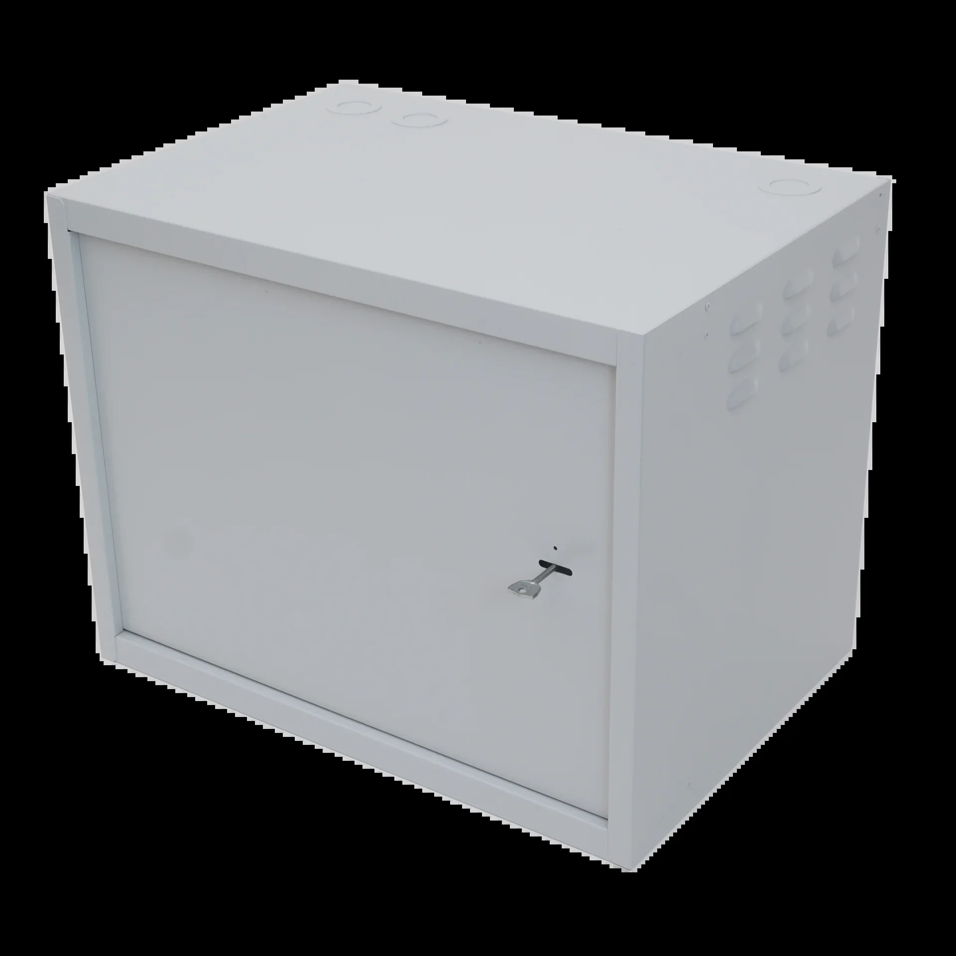 Шкаф антивандальный серии Great, 9U, 455х577х400, IP20, RAL7035[SNR-VPC-Great9-T-2-7035]