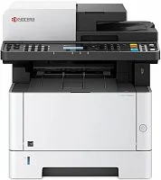 МФУ Kyocera MA2000 A4, 1800x600 dpi, 20 ppm ,32 MB, 8 сек 1ая страница, лоток 150 листов, USB 2.0, ЖК дисплей, в комплекте ТРИ катриджаx TK-1240 на 1500страниц (один установлен в МФУ), ресурс барабана 50 000 копий, в 2 р. выше чем Кэнон 3010 [1102Y83NX0]