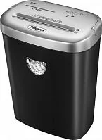Шредер Fellowes 53C Уровень секретности P-4, Фрагмент 4х35мм, Подача 10 лист, Ёмкость корзины 23л, Уничтожение дисков, скоб, скрепок, пл. карт, Чёрный/Серый