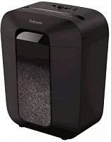Шредер Fellowes LX50 Уровень секретности P-4, Фрагмент 4х37 мм, Подача 9 лист, Ёмкость корзины 17 л, Уничтожение скоб, скрепок, пл. карт, Чёрный