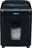 Шредер Fellowes MICROSHRED 10M Уровень секретности P-5, Фрагмент 2х12 мм, Подача 10(20) лист, Ёмкость корзины 19 л, Уничтожение скоб, скрепок, пл. карт, Чёрный