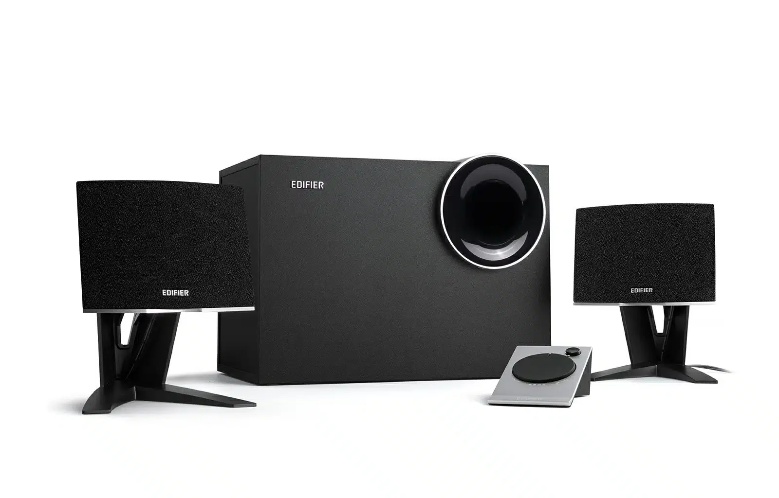 Звуковая система Edifier M203BT 2.1, Bluetooth 5.0, AUX, Пульт управления, Черный