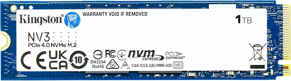 SSD KINGSTON NV3 1TB M.2 2280 PCIe 4.0 x4 NVMe 6000/4000