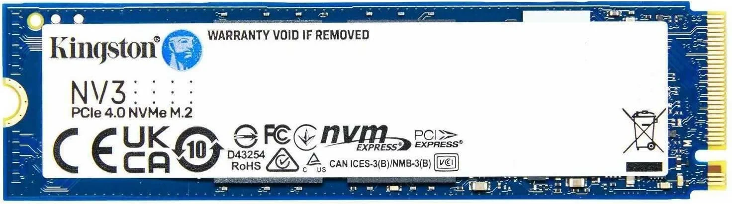 SSD KINGSTON NV3 2TB M.2 2280 PCIe 4.0 x4 NVMe 6000/5000