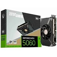 Видеокарта RTX 5060 ZOTAC GAMING GeForce RTX 5060 SOLO 8GB GDDR7, Engine clock 2497MHz, Memory clock 28000MHz, 128Bit, 3xDP, HDMI [ZT-B50600G-10L]