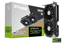 Видеокарта RTX 5060Ti ZOTAC GAMING GeForce RTX 5060 Ti Twin Edge OC 16GB GDDR7, Engine clock 2602MHz, Memory clock 28000MHz, 128Bit, 3xDP, HDMI [ZT-B50620H-10M]