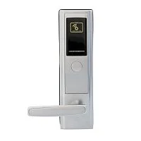 Замок для отеля ZKTECO LH3600 Hotel lock. Left "Zinc Alloy Metal Casing With advanced 13.56mhz MIFARE-1 card technology Door Thickness: 35-55 mm Backset: 62.5mm Color Option:silver"