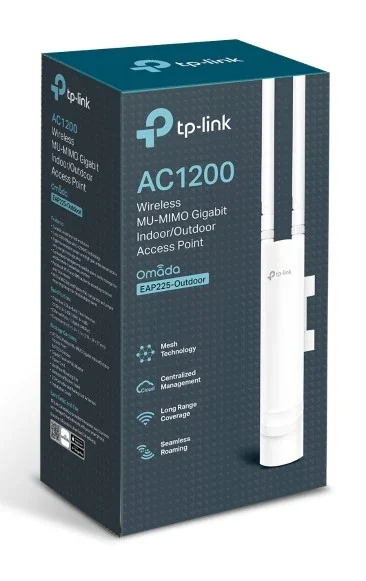 Wi-Fi точка доступа TP-Link EAP225-Outdoor, AC1200 Wave 2 Внутренняя/наружная гигабитная точка доступа MU-MIMO.