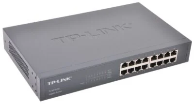 Коммутатор TP-Link TL-SG1016D, Настольный, 16 портов 10/100/1000M RJ45, Корпус металл