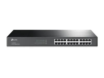 Коммутатор TP-Link TL-SG1024, 19-дюймовый стоечный, 24 порта 10/100/1000M RJ45, Корпус металл, 1U
