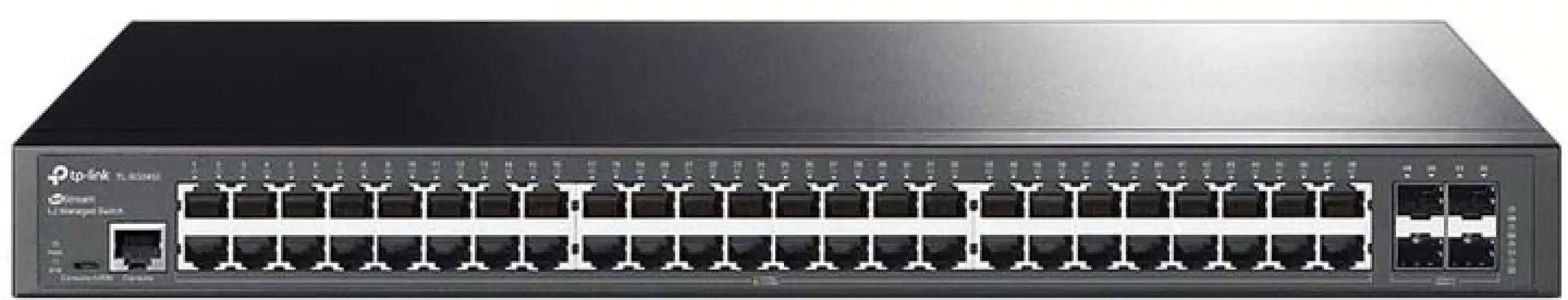 Коммутатор TP-Link SG3452, 19-дюймовый стоечный, 48 портов 10/100/1000M RJ-45 + 4 порта SFP, Управляемый L2+, Корпус металл, 1U Коммутатор, TP-Link,