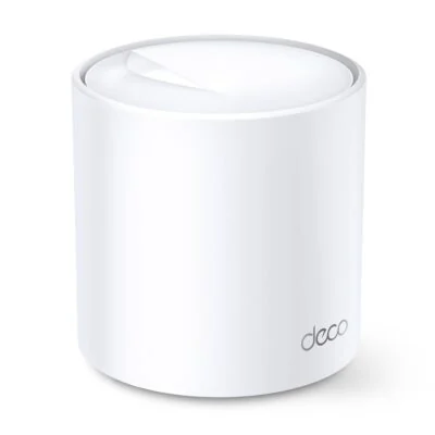 Беспроводная MESH-система Wi-Fi TP-Link Deco X20 (1-pack) MU-MIMO Wi-Fi 6, 802.11ax/ac/n/a 5 ГГц, IEEE 802.11ax/n/b/g 2,4 ГГц, 2 гигабитных порта, Режим роутера, Режим точки доступа