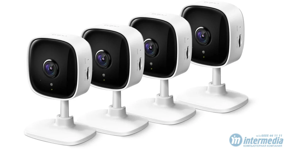 IP-камера TP-Link Tapo C110, Матрица 1/2,8", 3 МП (2304 1296), f/2,0, фокусное расстояние: 3,3 мм ИК-подсветка - до 9 м, WI-FI 802.11n, внутренняя