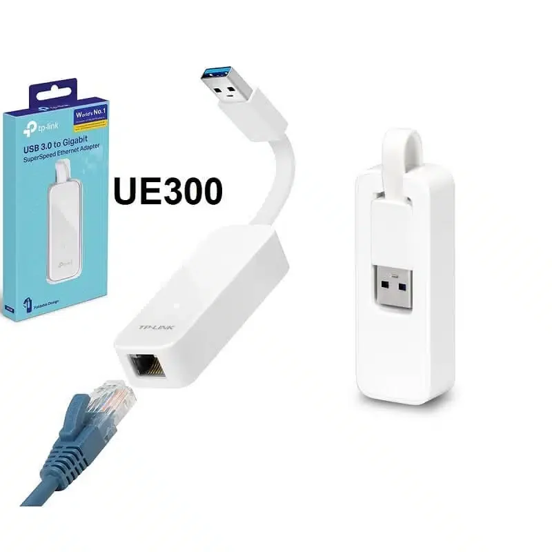Сетевой адаптер TP-Link UE300, USB 3.0 / Gigabit Ethernet