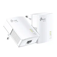 Комплект Powerline адаптеров TP-Link TL-PA7017 KIT, Гигабитный порт Ethernet, HomePlug AV/AV2