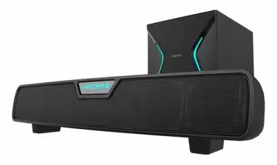 Колонки Edifier G7000, 1.1, Bluetooth, USB TYPE-C, AUX, Питание от сети, Без пульта ДУ, Дерево, Пластик, Черный