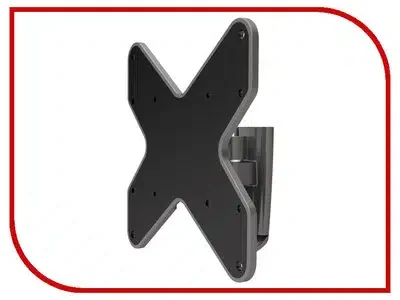 Кронштейн для ТВ и мониторов Deluxe DLMM-1704W, R-Series, Макс. нагрузка-20 кг, Диагональ экрана от 23" до 42", Вращение до 360°, Угол поворота до 80°, Угол наклона 15°вверх и 15°вниз, Белый