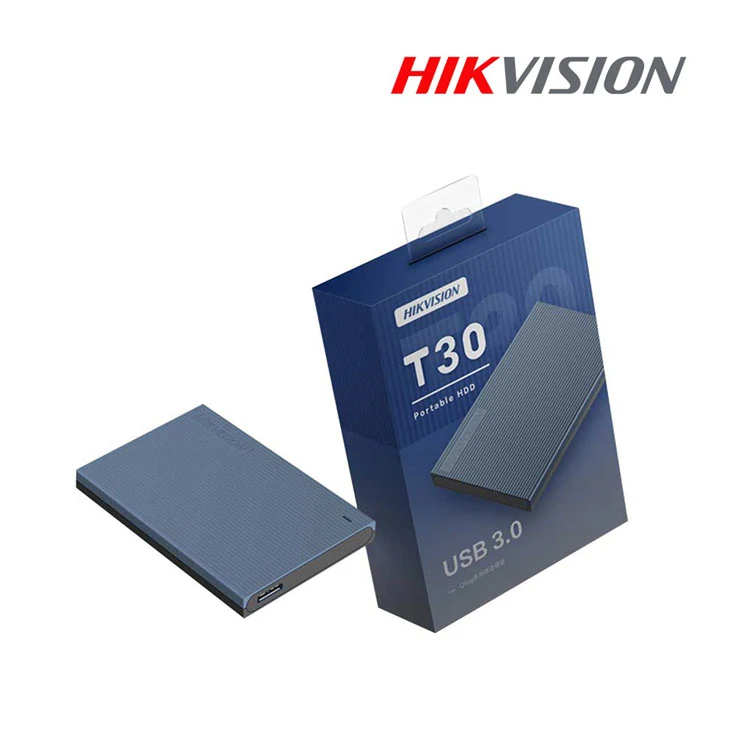 External HDD 2TB HIKVISION HS-EHDD-T30 (5400RPM, USB 3.0) Grey, Shockproof