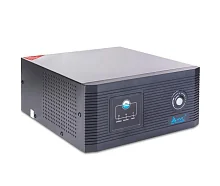 Инвертор SVC DIL-600 (360W), Вход 12В и/или 220В, Выход 220В, (Чистая синусоида на выходе), Функция заряда батарей 10A, Чёрный