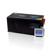 Инвертор SVC MP-2012, Мощность 2000ВА/2000Вт, Диапазон работы AVR: 100-290В (режим инвертора), 160-275В (режим ИБП), Вход 12В/220В, Выход 220В/230В, Чистая cинусоида, Зарядный ток 45 А, Время переключения режимов 4-6 мс, Кулер 9 см, Клеммное подключение,