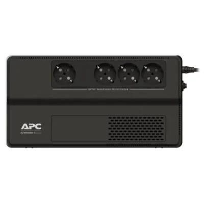 Источник бесперебойного питания APC Easy UPS BV800I-GR, Линейно-интерактивный, Мощность 800ВА/450Вт, Напольный, 230В, Вых: 4x Schuko, APCRBC110, Чёрный