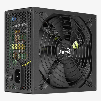 Блок питания Aerocool KCAS PLUS 800W, 800W, ATX, Bronze, APFC, 20+4pin, 4+4pin, 7*Sata, 4*Molex, 4*PCI-E 6+2pin, Вентилятор 12см, Кабель питания