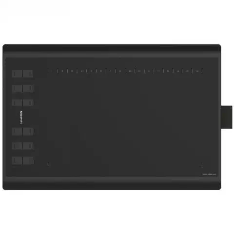 Графический планшет Huion H1060P, Разрешение 5080 lpi, Чувствительность к нажатию 8192, Интерфейс USB, Рабочая область 254x158.8 мм. (11"х 6.875"), Чёрный