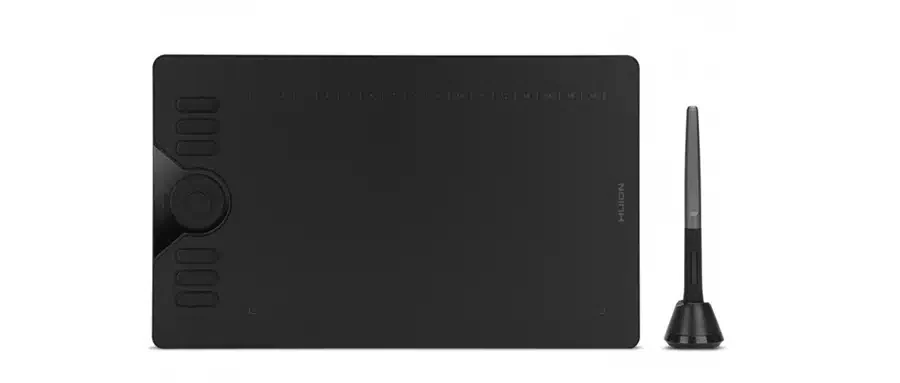 Графический планшет Huion HS610, Разрешение 5080 lpi, Чувствительность к нажатию 8192, Интерфейс USB, Рабочая область 254*158,8 мм. (10"x6,25"), Чёрный