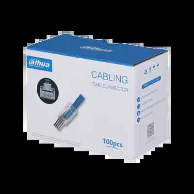 Коннектор телекоммуникационный сквозной Dahua DH-PFM976-530-PT, RJ 45, Cat.5e, UTP, (100 штук в упаковке)