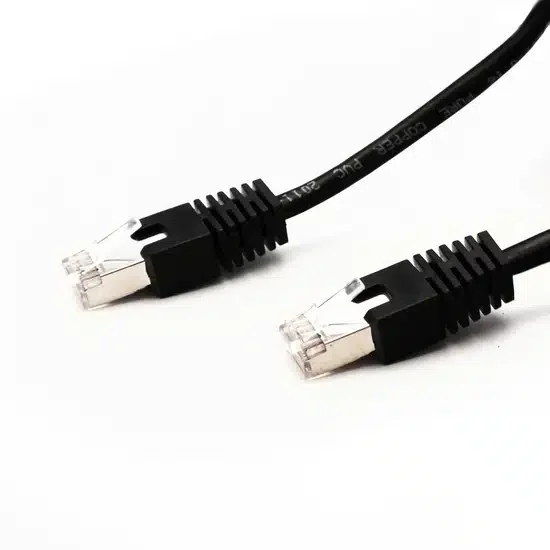 Патч Корд SHIP S4025BK1000-P, Cat.5e, FTP, LSZH, RJ-45, 10 м, Чёрный, Экранированный, Пол. пакет
