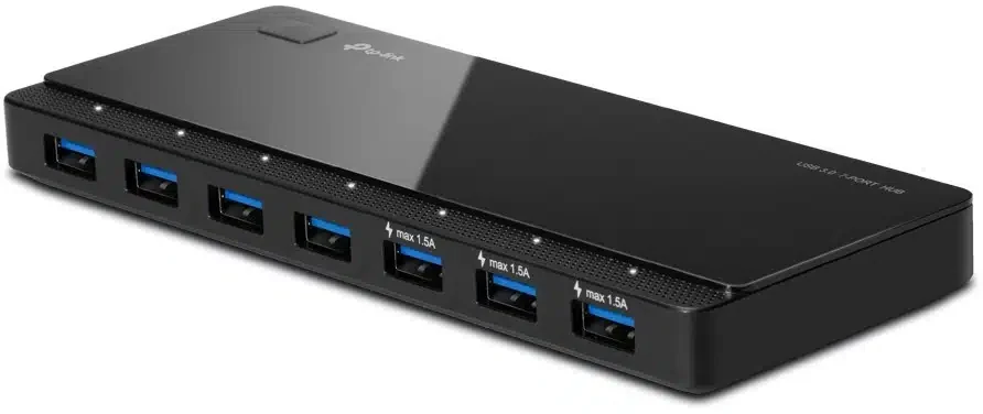 Концентратор USB TP-Link UH700, 7-портовый концентратор USB 3.0,1 порт micro USB, тип B