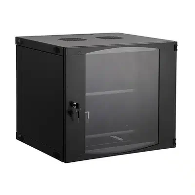 Шкаф настенный SHIP EW5406.100, EW серия, 19'' 6U, 540*450*327 мм, Ш*Г*В, IP20, Чёрный