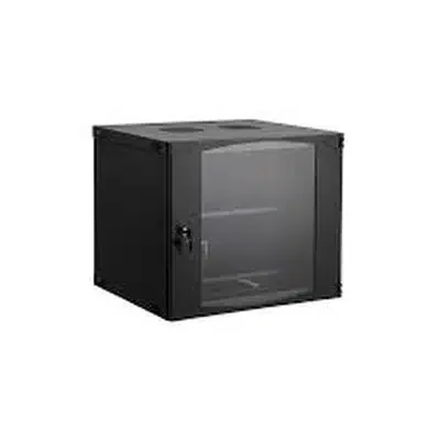 Шкаф настенный SHIP EW5412.100, EW серия, 19'' 12U, 540*450*593 мм, Ш*Г*В, IP20, Чёрный