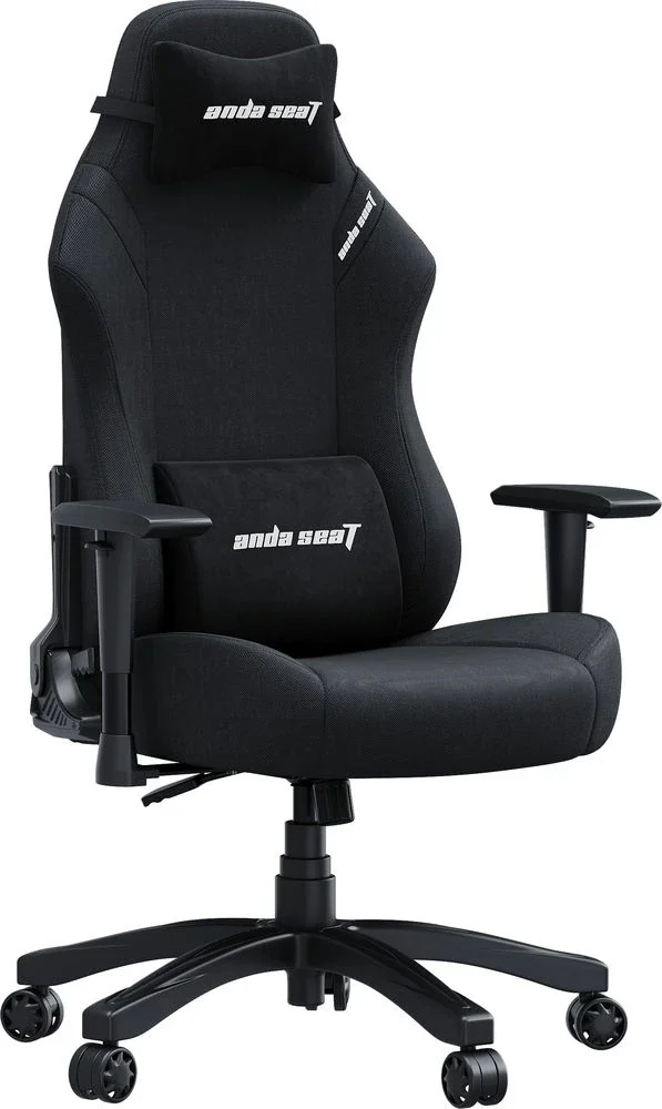 Gaming Chair AD18T-44-B-PV AndaSeat Luna Pro Footrest BLACK 1D Armrest 60mm wheels PVC Leather