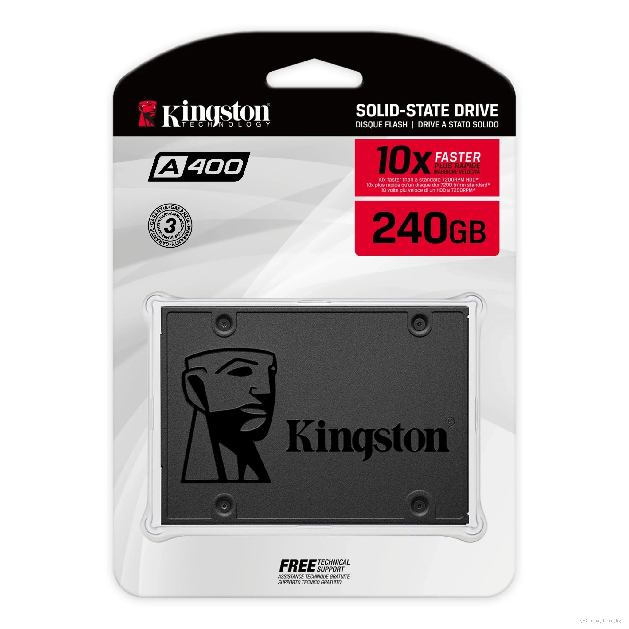Kingston A400, 240GB, TCL 2.5””SATA3