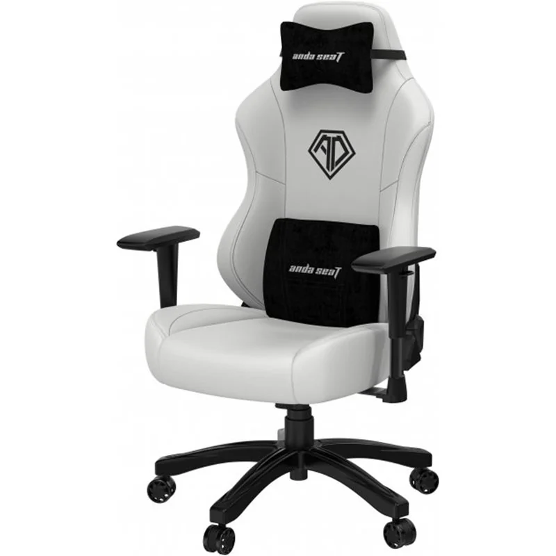Gaming Chair AD18Y-06-W-PV AndaSeat Phantom 3 WHITE 2D Armrest 60mm wheels PVC Leather