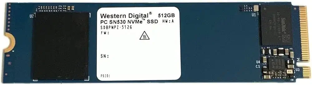 Western Digital SN530 512GB PCIe NVMe Gen3x4, M.2 2280, Read/Write 2400/1800MB/s, IOPS 4K Read/Write 315K/230K [SDBPNPZ-512G-1006 A] OEM