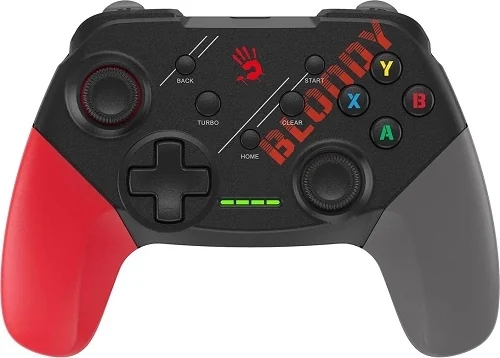 A4TECH BLOODY GPW50 DUAL MODE 2.4G WIRELESS & USB WIRED GAMEPAD SPORTS WHITE