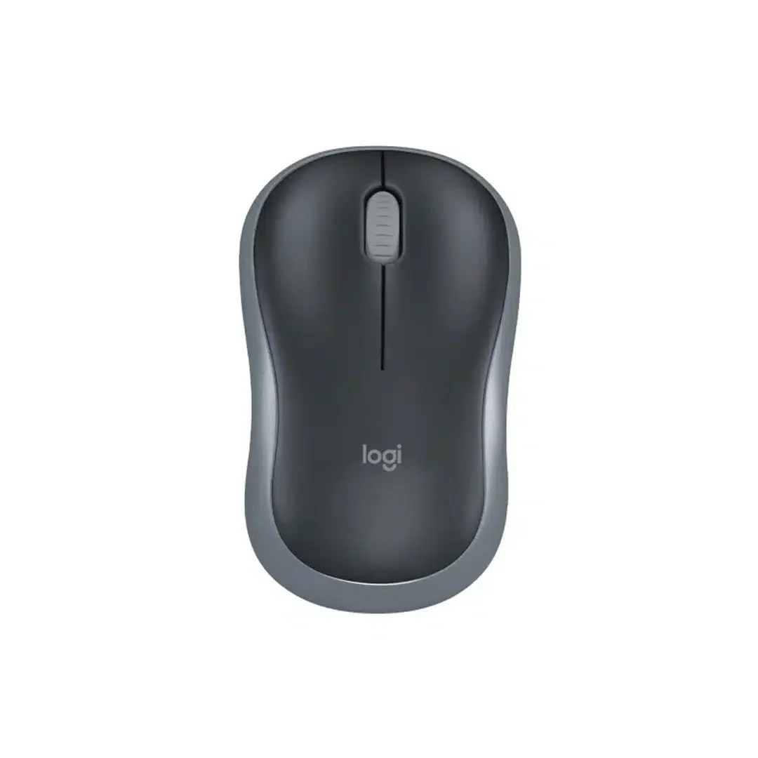Мышь Logitech M185, 3 Buttons, 1000dpi, беспроводная, Grey