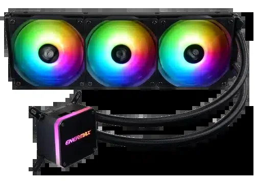 Водяное охлаждение Enermax LIQMAX III SF 360mm ARGB AIO CPU Liquid Cooler, ELC-LMT360-SF, 3x VRM 120mm Fan, (LGA 1851/1700/1200/115x/2066/2011/2011-3/1366, AMD AM5/AM4/AM3+/FM2+/FM1), Black