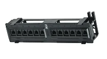 PP12-C5EU-D05 ITK Настенная патч-панель кат.5Е UTP, 12 портов (IDC Dual) шт