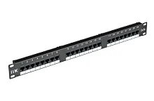 PP24-1UC5EU-D05-1 ITK 1U патч-панель кат. 5Е UTP 24 порта (Dual) с каб. орг-м шт