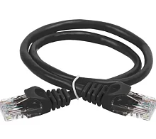 PC09-C5EU-2M-G Шнур коммутационный (патч-корд) кат.5Е UTP 2м черный GENERICA шт
