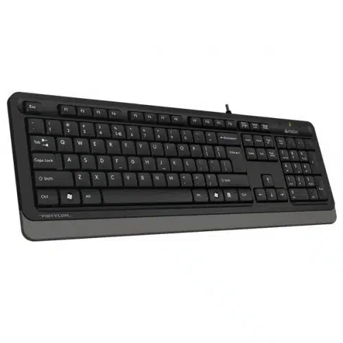 A4TECH FSTYLER FK10 MULTIMEDIA SLEEK COMFORT KEYBOARD USB BLACK US+RUSSIAN