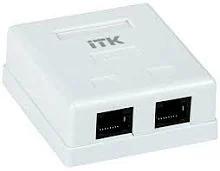 CS2-1C6U-22 ITK Настенная информационная розетка RJ-45, кат.6, 2-порта шт