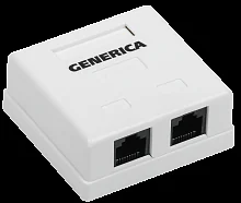 BL-6008S-C6 Настольная распределительная коробка с 2 портами RJ45 FTP Cat.6 шт